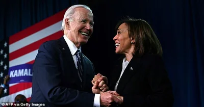 Mr Biden said in a tweet on X: 'Today I want to offer my full support and endorsement for Kamala to be the nominee of our party this year. Democrats ¿ it's time to come together and beat Trump. Let's do this'