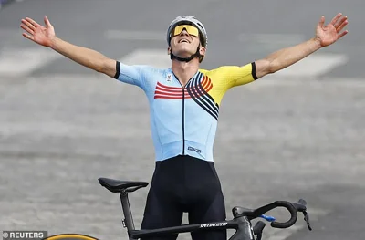The Belgian won his second gold medal at the Games after also winning the time trial
