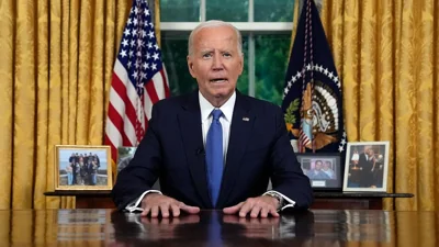 Biden speaks from Oval Office