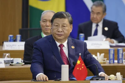 China's President Xi Jinping attends the second session of the G20 Leaders' Meeting in Rio de Janeiro, Brazil, on November 18, 2024. AFP PHOTO