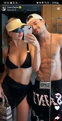 Liam Payne with girlfriend Kate Cassidy, who was in Argentina with him before his death