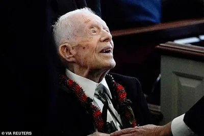 Jimmy Carter - who celebrated his 100th birthday on October 1 in Georgia where he resides in hospice care - told his family he was hoping to live long enough to vote in this election