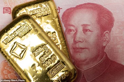 China has been buying hundreds of tonnes of gold over the past 18 months