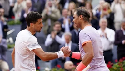 Battling Nadal beats Cachin to reach Madrid Open fourth round