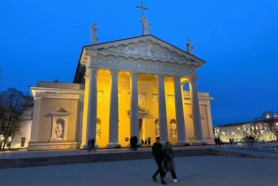 Кафедральный собор Вильнюса. 19 ноября 2023 года. Фото: "Зеркало"