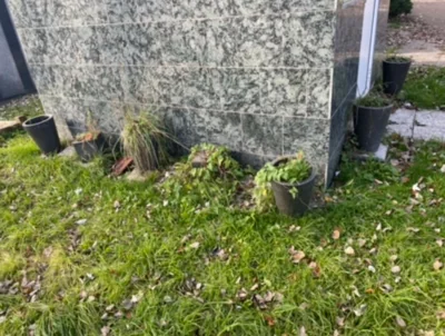 A Mausoleum in Kensall Green where Daniel Khalife is alleged to have collected a drop