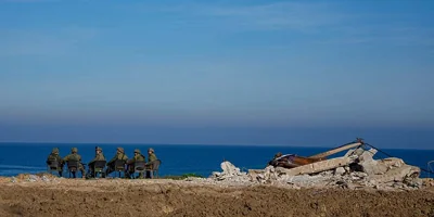 Военные США опубликовали фотографии строящегося у побережья Газы пирса