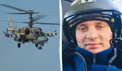 "Засада, удар": український FPV-дрон вразив вертоліт Ка-52, - мережа