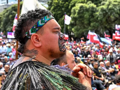 Tens of thousands march in New Zealand Maori rights protest