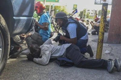 Journalists, Port-au-Prince, Haiti