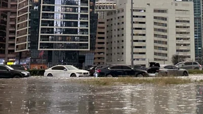 Dubai reels from flooding chaos after record rains; Emirates suspends check-ins