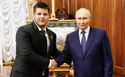 Кадыров поблагодарил Путина за личное поздравление сына Адама с женитьбой
