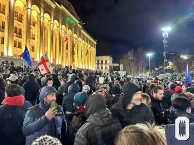 В Грузии проходят массовые протесты из-за заморозки переговоров о вступлении в ЕС до 2028