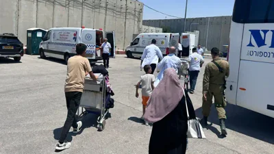 Gazan patients transferred for medical care