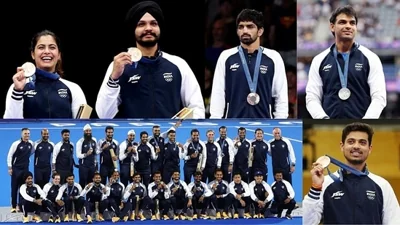 Medal winners for India in the Paris Olympics 2024.(Doordarshan Sports- X)