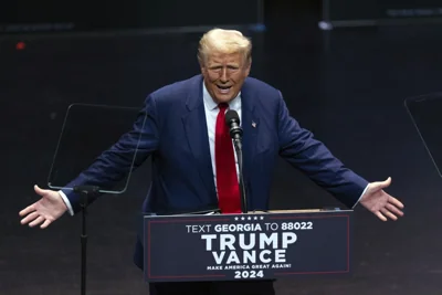 Donald Trump Speaking at Georgia Rally 