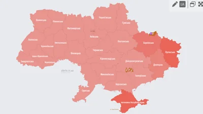 По всій Україні оголошували повітряну тривогу: тривала пів години
