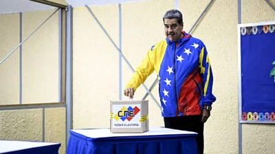 Путин поздравил Мадуро с переизбранием на пост президента Венесуэлы