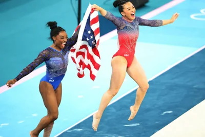 Simone Biles won THREE gold medal at the Paris Olympics for USA