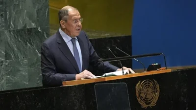 Russia invokes its nuclear capacity in a UN speech that's full of bile toward the West