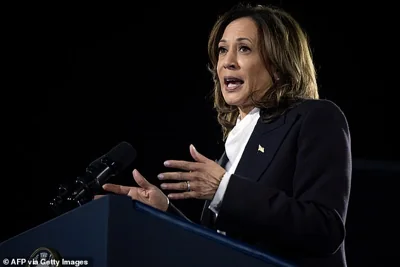 Meanwhile, Kamala Harris called Trump ‘unstable’ and slammed his 'obsession' with 'grievance' and 'revenge' from The Ellipse