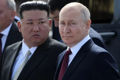 Putin and Kim Jon Un