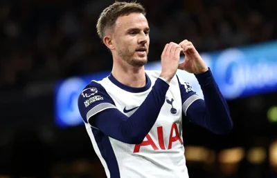 James Maddison scored twice in seven minutes for Tottenham