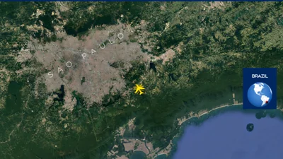 Plane with 62 people aboard crashes in fiery wreck in Brazil's Sao Paulo state