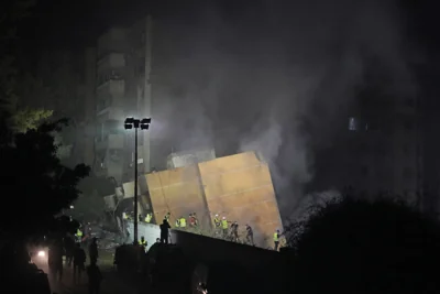 Israel strikes Hezbollah's headquarters in huge blast targeting militant group's leader