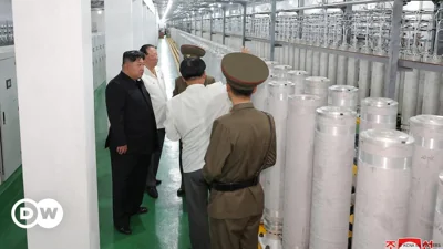 North Korea: Kim Jong Un visits nuclear facility