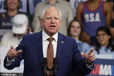 Governor Tim Walz, who was rolled out by Harris as her veep choice, has received high marks from Democrats