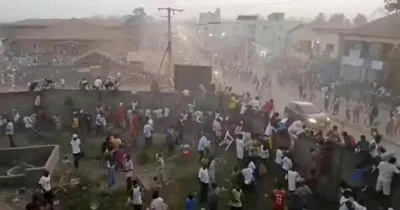 Guinea rights groups say 135 killed in stadium crush