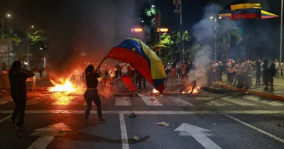 В Венесуэле вспыхнули протесты после оглашения победы Николаса Мадуро на выборах президента — Forbes.ua
