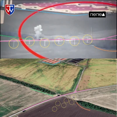 Атака дронов на российские танки в Белгородском районе