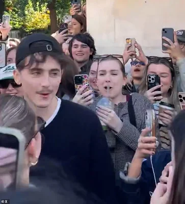 Timothee Chalamet has sparked pandemonium among screaming fans in New York by unexpectedly showing up to his own lookalike contest