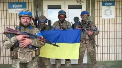 У мережі з'явилося відео бійців ЗСУ, які контролюють місто Суджа в РФ. Офіційно це не коментують