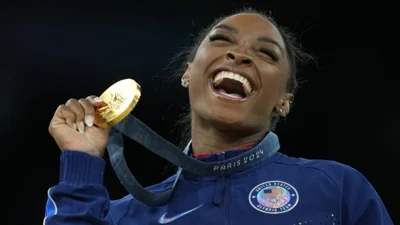 Simone Biles captures her 7th Olympic gold medal by winning women's vault for a 2nd time