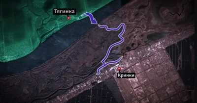 Бої на Херсонщині. Карта: «Крим.Реалії»