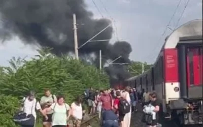 Ужасная авария в Словакии: автобус столкнулся с поездом, в котором могли были украинцы