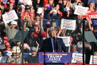 Trump rallies at site of failed assassination: 'Never quit'