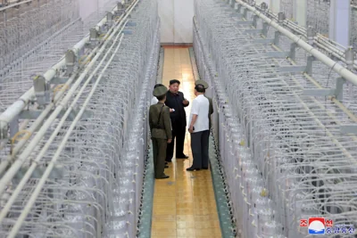 North Korea releases first images of uranium enrichment facility