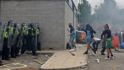 Man jailed for 9 years for setting fire to asylum seekers' hotel in UK anti-Muslim riots