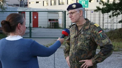 Очільник регіонального командування «Гамбург», капітан морського флоту Міхаель Гісс