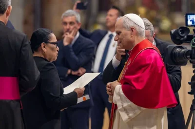 Interior minister invites pope to Mexico at first Mass in Vatican