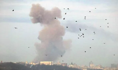 Russian missile attack on the morning of Friday, December 29, 2023, in Kyiv