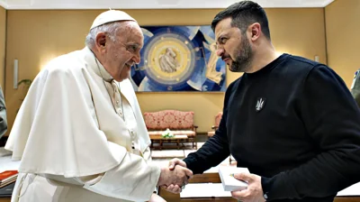 Zelenskyy arrives at Vatican for meeting with Pope