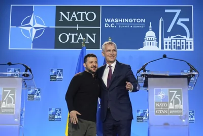 Zelensky at NATO summit in DC