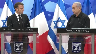 Macron and Netanyahu