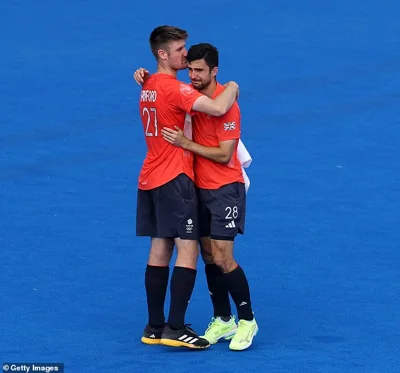 It was heartbreak for Team GB who had played with an extra man for most of the game