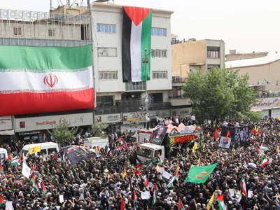 Thousands mourn Hamas’s Ismail Haniyeh at funeral procession in Iran
